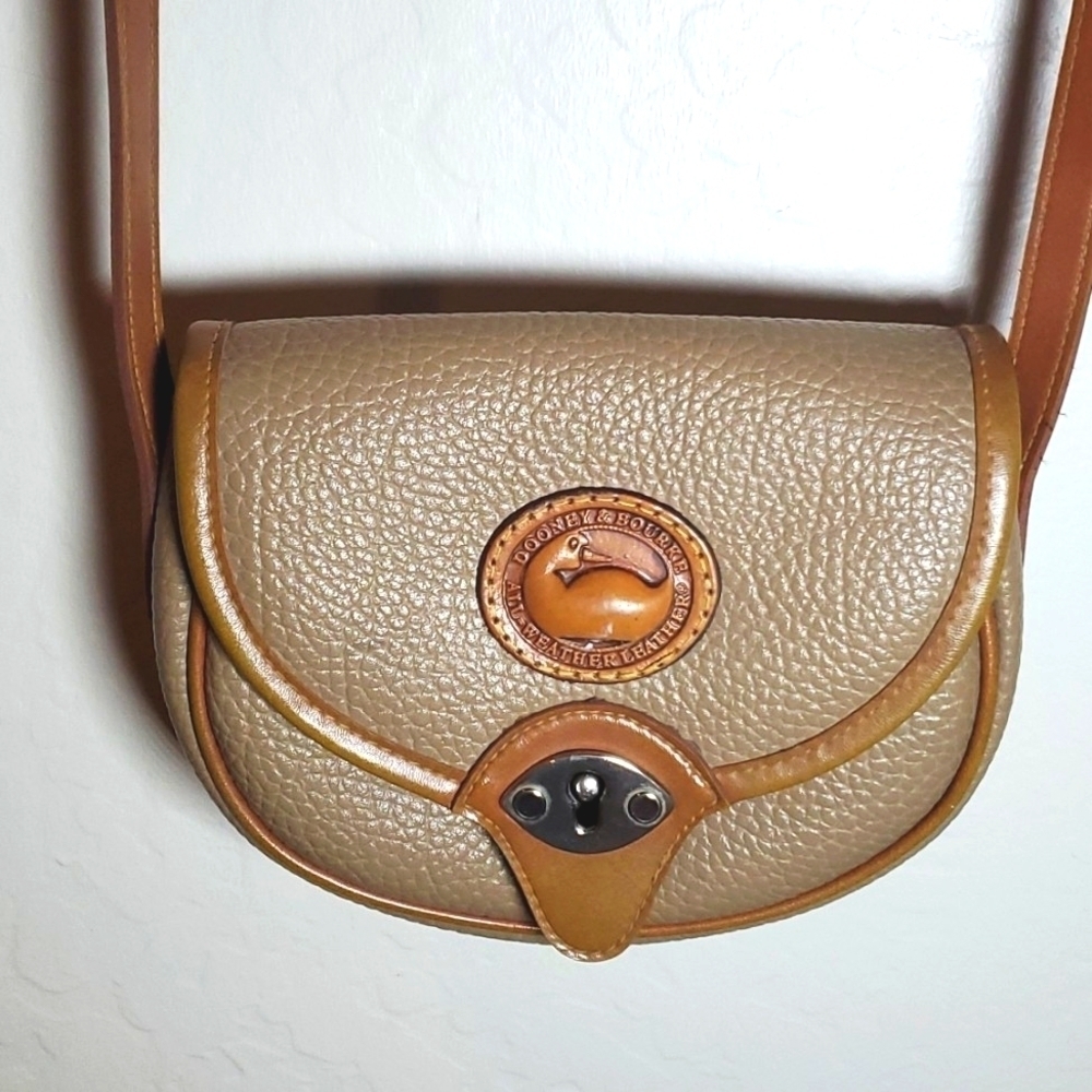 D&B Replica? All Weather Leather Brown And Beige Leather Shoulder Bag Replica?